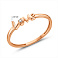 Каблучка Love з золота з одним діамантом (арт. К011344) – зображення 3
