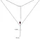Колье из серебра "Спичка" (арт. 7507/976ак) – изображение 3