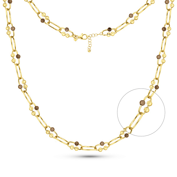 Колье Francelli из желтого золота (арт. 352877жкр) – изображение 1