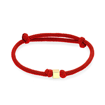 Браслет на нити с золотой вставкой (арт. 340068жк)