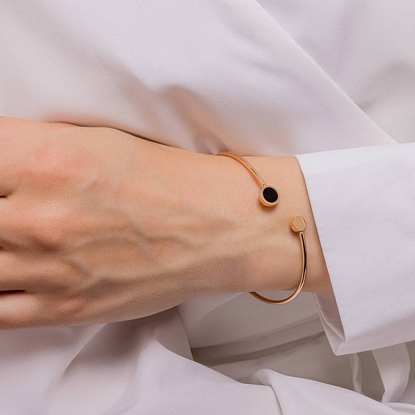 Золотой браслет Лýна с эмалью (арт. 340073еч) – изображение 4