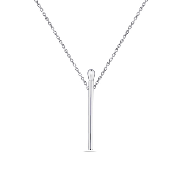 Колье из серебра без камней (арт. 7507/1470) – изображение 1