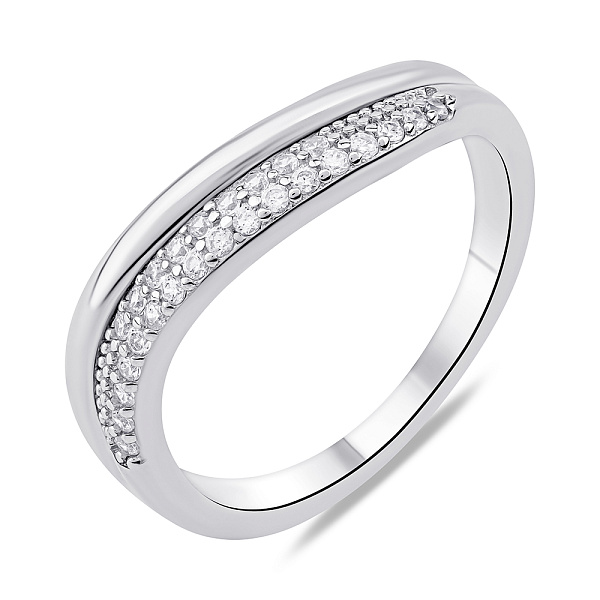 Серебряное кольцо с фианитами (арт. 7501/6926) – изображение 1