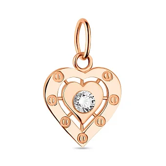 Підвіска з золота Серце (арт. 424360)