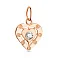 Підвіска з золота Серце (арт. 424360) – зображення 1
