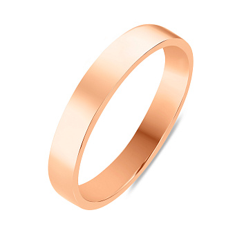 Золотое обручальное кольцо - комфорт «Американка»  (арт. 239218)