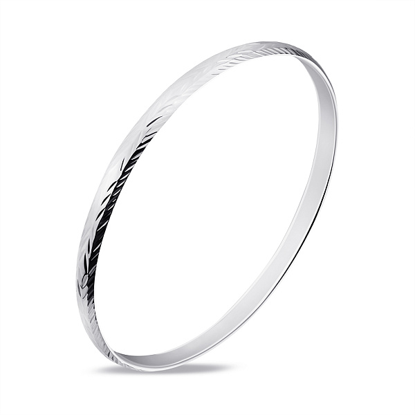 Серебряный жесткий браслет (арт. 7509/4746) – изображение 1