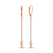 Золоті сережки з підвісками (арт. 1091270кб)