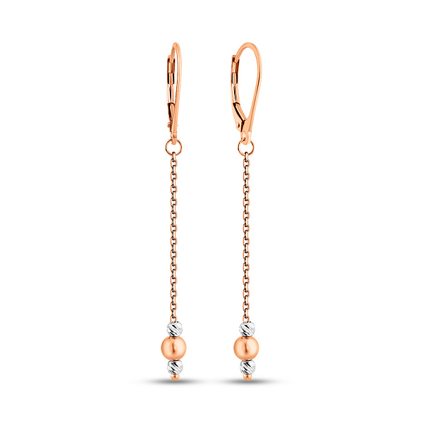 Золоті сережки з підвісками (арт. 1091270кб) – зображення 1