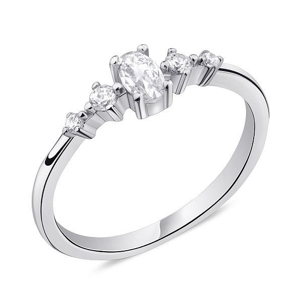 Тонкое кольцо из серебра (арт. 7501/5991) – изображение 1