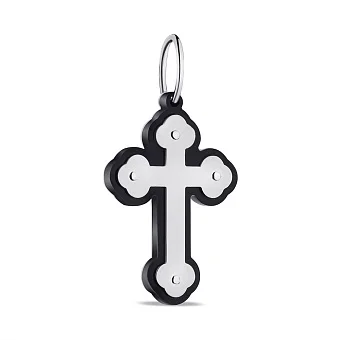 Срібний кулон з оніксом (арт. 7503/4090о)