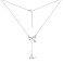 Серебряное колье Бант с фианитами (арт. 7507/2663) – изображение 2