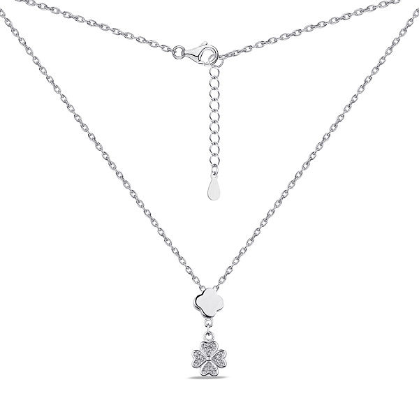 Колье из серебра с фианитами (арт. 7507/1865) – изображение 2