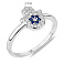 Серебряное кольцо Хамса с альпинитами (арт. 7501/8681ас) – изображение 2