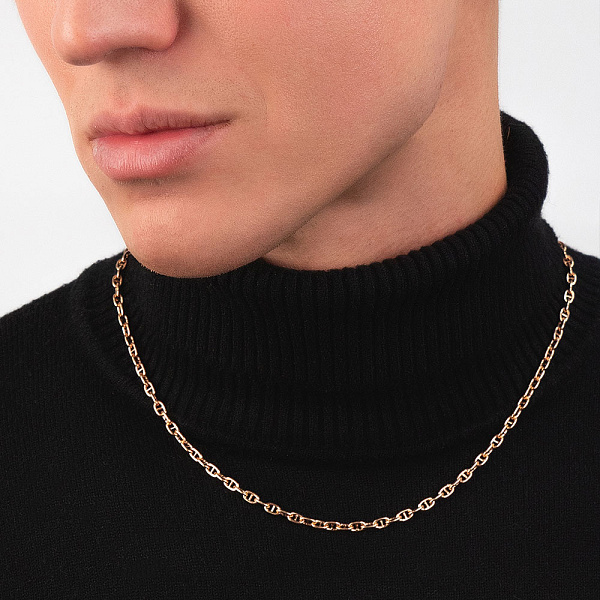 Золотая цепочка плетения Дойч Барли (арт. 304408) – изображение 2