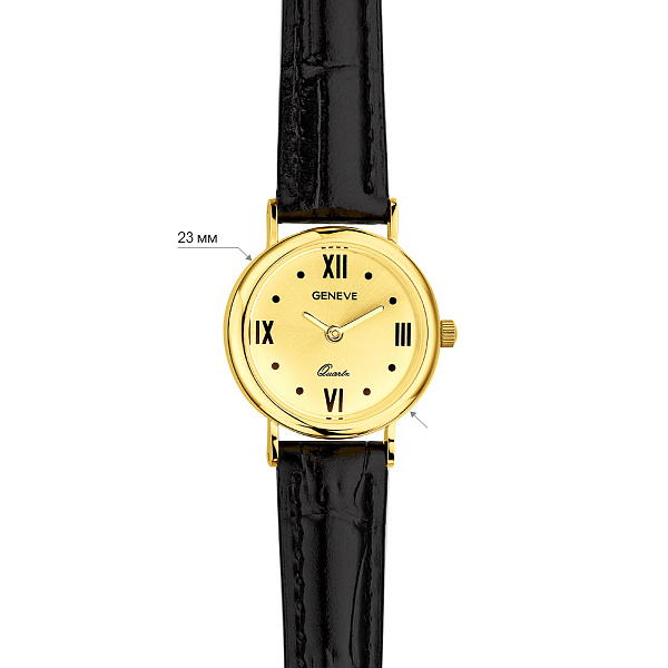 Классические часы из золота (арт. 260237жжч) – изображение 4