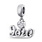Срібний шарм Love з фіанітом (арт. 7903/3282)