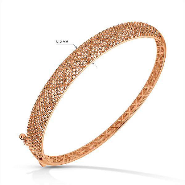 Браслет з червоного золота (арт. 3261341) – зображення 4