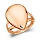 Кольцо из красного золота Капля (арт. 156681) – изображение 1