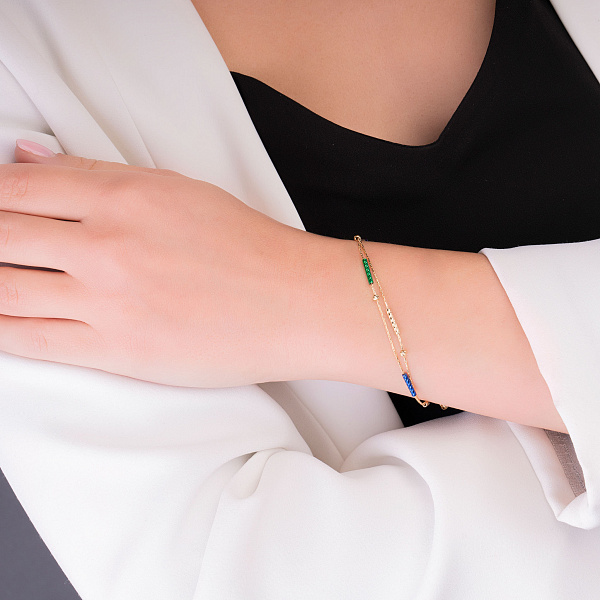 Браслет из желтого золота Francelli (арт. 326558жсз) – изображение 2