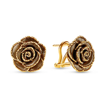 Золотые серьги Francelli (арт. 105691жкр)