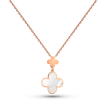 Фото Золоте кольє з емаллю (арт. 360207еп)