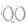 Серебряные серьги-кольца (арт. 7502/3948/15) – изображение 2