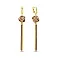 Длинные золотые серьги Francelli (арт. 1091357жкр) – изображение 1