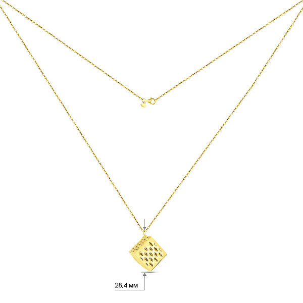 Колье Francelli из желтого золота без камней (арт. 350571ж) – изображение 8