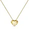 Кольє з жовтого золота Серце (арт. 360208ж) – зображення 1