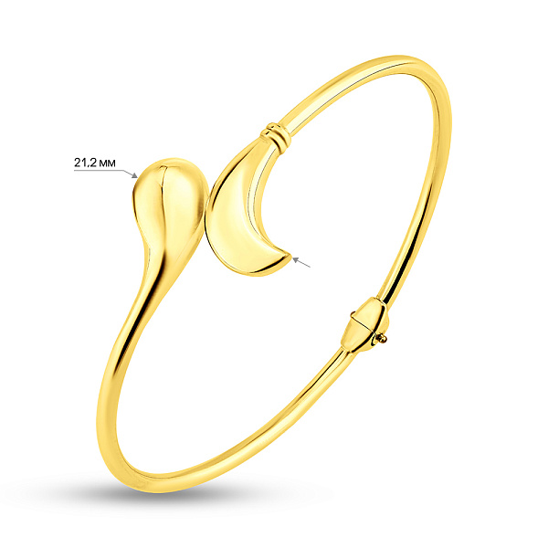 Браслет из желтого золота без камней (арт. 3261254ж) – изображение 3