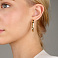 Золотые сережки Спирали Francelli (арт. е108239/35ж) – изображение 2