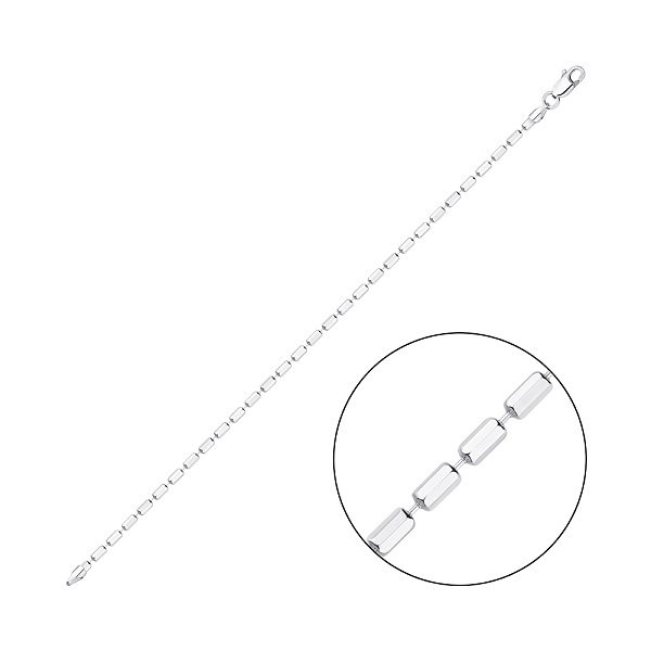 Цепочный серебряный браслет (арт. 7509/4260) – изображение 1