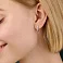 Серьги из белого золота с бриллиантами  (арт. С341106015б) – изображение 2