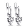 Серьги из серебра с фианитами (арт. 7502/617сп) – изображение 1