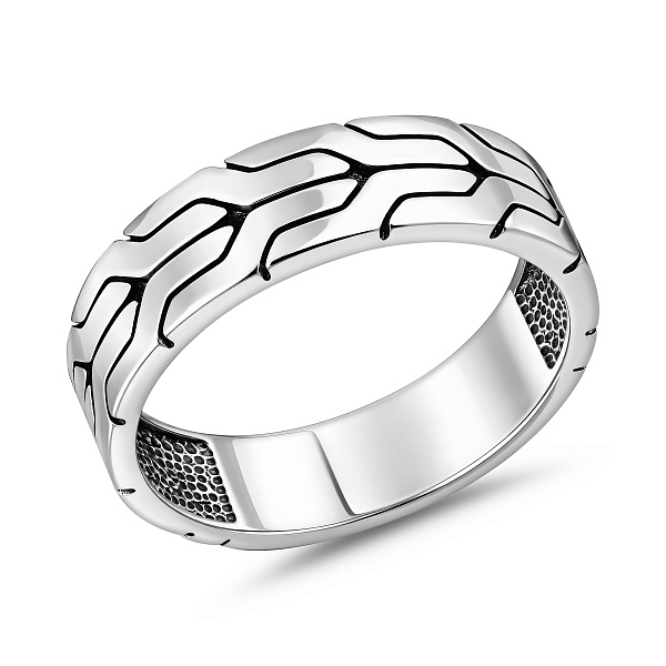 Серебряное кольцо без камней (арт. 7901/1569) – изображение 1