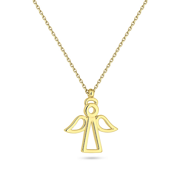 Колье "Ангел" из желтого золота (арт. 352256ж) – изображение 1