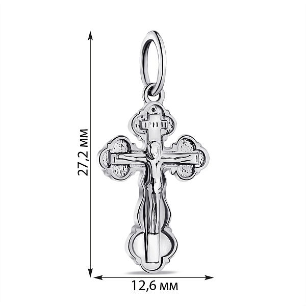 Серебряный крестик (арт. 7504/2-0046.0.2) – изображение 2