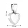 Золота підвіска Сердечко (арт. 440483б) – зображення 2