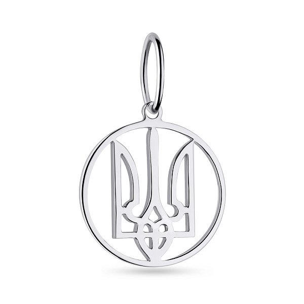 Подвес из серебра Герб Украины-Трезубец (арт. 7503/449пп) – изображение 1