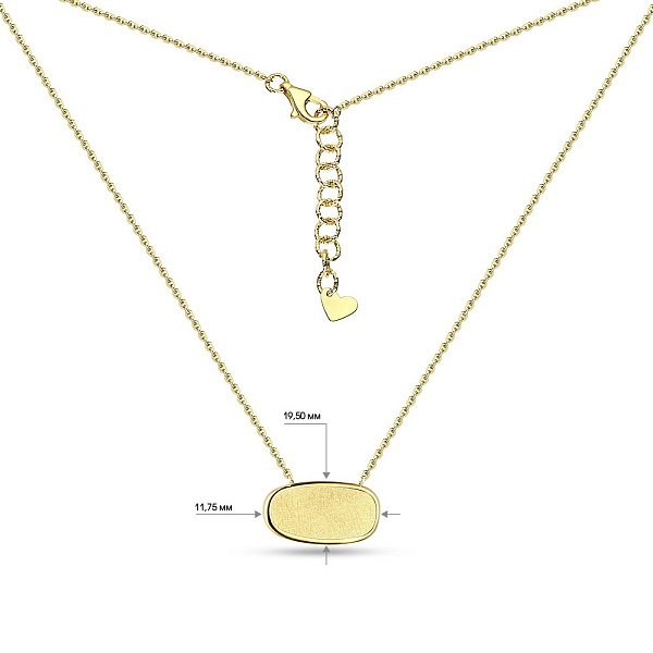 Золотое колье Diva (арт. 351529ж) – изображение 5