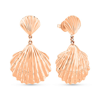 Золотые серьги с подвесками (арт. 1101025)