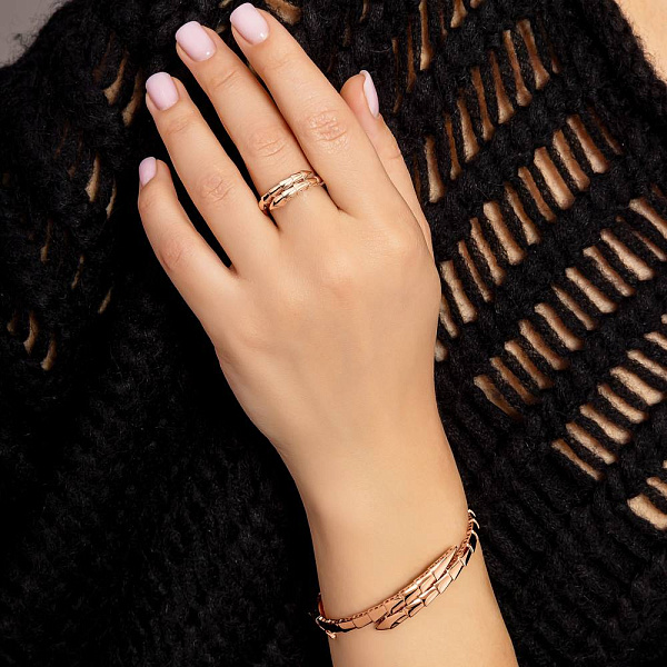 Жорсткий браслет з червоного золота (арт. 3261245) – зображення 3