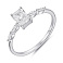 Серебряное кольцо с фианитами (арт. 7501/8139) – изображение 1