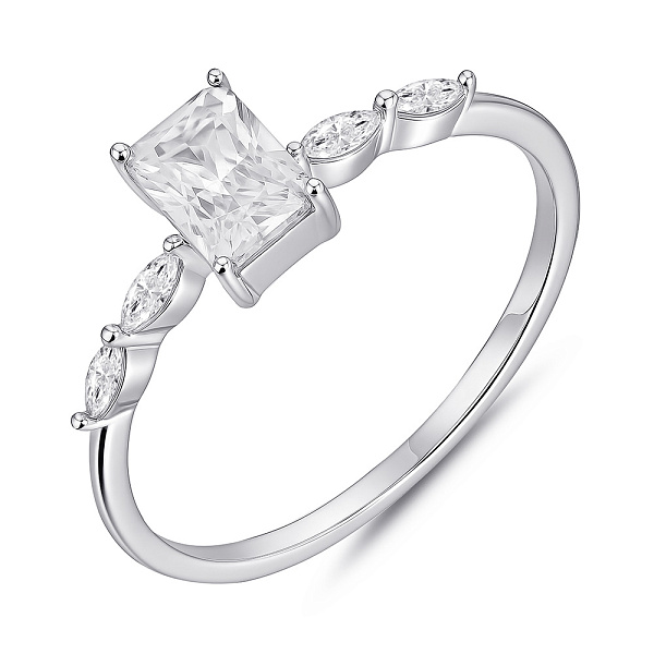 Серебряное кольцо с фианитами (арт. 7501/8139) – изображение 1