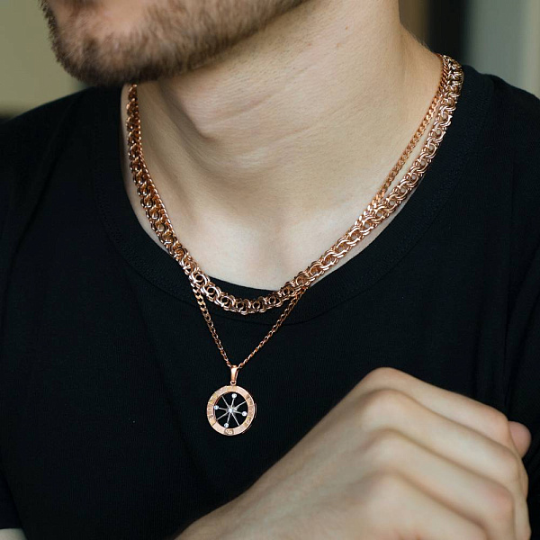 Золотой кулон «Знаки зодиака» с фианитами (арт. 424176кб) – изображение 3