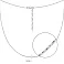 Срібне кольє (арт. 7507/2077) – зображення 2