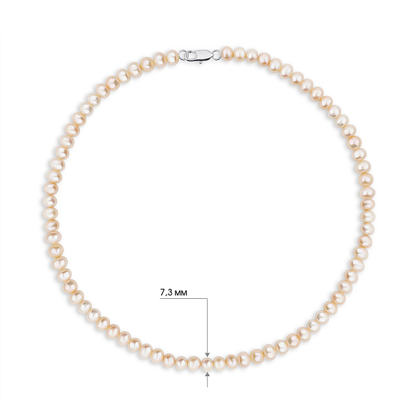 Бусы из розового жемчуга (арт. 9016/246жр) – изображение 2