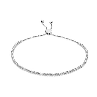 Браслет из белого золота Francelli с фианитами (арт. 3261148б)