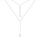 Колье из серебра с жемчугом (арт. 7507/2159223-1жб) – изображение 2